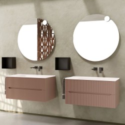 EASY CANNETTO EC07CS - Долен шкаф за баня от MDF, нежно розово